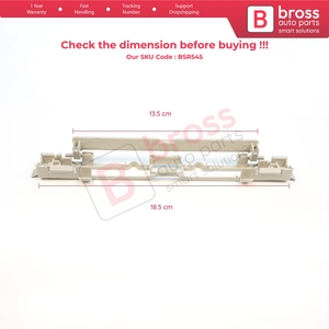 BSR545 Cache de fixation de barre de toit beige pour Vauxhall Astra H 2004-2014 Zafira B 2005-2015 5187877 5187878 - Product Image 2