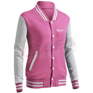 Nueva chaqueta Letterman, ropa de invierno, abrigo para mujer, chaqueta universitaria personalizada de lana para mujer, chaqueta universitaria recortada de cuero para mujer - Product Image 1