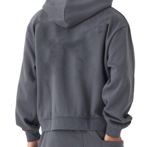 Sudaderas con capucha de lana de secado rápido para hombres de alta calidad Moda de invierno con técnicas bordadas y serigrafía teñida lisa - Product Image 6