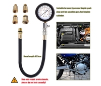 Testeur de compression de cylindre de moteur à essence professionnel, outil de mesure du carbone pour la réparation automobile avec garantie de 18 mois