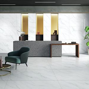 Azulejos de Cerámica Premium de 800x1600 mm, Formato Grande, 6 mm de Grosor, Antideslizantes, Textura de Imitación Piedra, para Piso/Pared, Azulejos Modernos para Villas/Centros Comerciales - Product Image 6