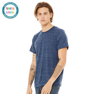 Camisetas Nuevas de Algodón Puro Estilo Tri-blend Camiseta Masculina de Manga Corta Transpirable - Product Image 2