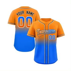 2024 chemise de softball imprimé par sublimation uniforme d'entraînement de jeu hommes/vêtements de jeunesse - Product Image 5