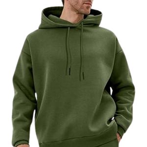 ชุดเสื้อนอกสวมหัวขนแกะระบายอากาศได้ดี2ชิ้นสำหรับผู้ชายเสื้อกันหนาวแบบสวมหัวมีฮู้ดผ้าทอเครื่องแต่งกายจ๊อกกิ้ง - Product Image 3