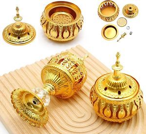 Moderne Chic Bukhoor Navire Design élégant en métal pour une diffusion aromatique élégante - Product Image 4