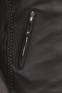 Col de veste en cuir de mouton véritable pour femmes de haute qualité avec coton longue longueur taille XL respirant - Product Image 3