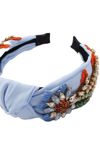 Bandeau unisexe en forme de flocon de neige de Noël fait à la main de haute qualité, avec des motifs audacieux perlés, circonférence personnalisable pour les mariages et les fêtes - Product Image 5