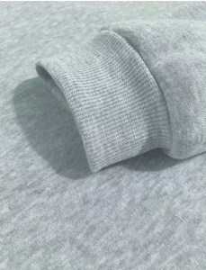 Ensemble jogging et sweat à capuche gris en molleton, imprimé lettres, coupe ample, survêtement épais décontracté, streetwear d'hiver, logo frontal pour femme - Product Image 4