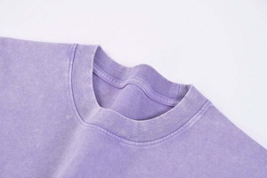 T-shirts pour hommes surdimensionnés vintage personnalisés Streetwear T-shirts graphiques T-shirt délavé à l'acide de grande taille 100% coton - Product Image 3