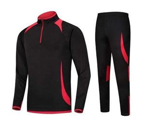 Conjunto de chándal de LICRA y poliéster con logotipo personalizado para hombre, ropa de entrenamiento para correr, gimnasio atlético, venta al por mayor - Product Image 5