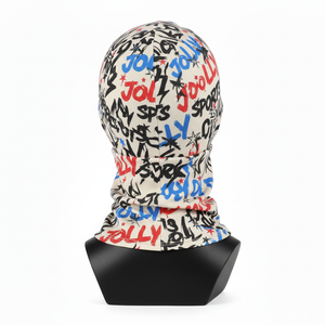 Balaclava pour femmes en jersey de coton et élasthanne de qualité supérieure, 180 GSM, respirant, toucher doux, impression par sublimation sur toute la surface, logo personnalisé - Product Image 5