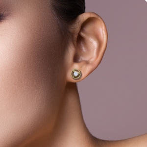 Avarta 18K oro blanco fino Stud pendientes seductores 80 centavos solitario Trendy Lab Grown Diamond para fiesta Pretty Girls 'Jewellery - Product Image 3