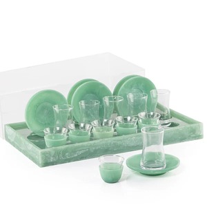 Juego de Tazas de Café y Istikana de Resina Epoxi, Colección Premium de 12 Piezas con Cúpula Acrílica y Caja de Regalo para Regalos de Eid y Ramadán - Product Image 3