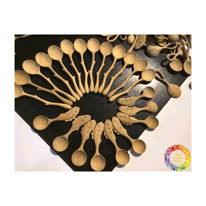 Gran oferta 2025 cuchara de madera ecológica de precio más bajo hecha de madera 100% natural para servir comida y té hechos en Vietnam - Product Image 6