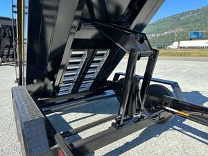 Compre remolques de 4 ruedas de alta calidad, remolque basculante 7x14 de 17,000 libras con lona y rampas - Product Image 6