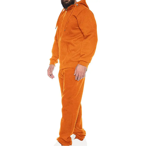 Manufacturer Custom Full <b>Zip</b> up Lightweight Sportswear Tech Men's Fleece <b>Hoodie</b> With Sleeve <b>Pocket</b> Jogging Suit - Product Image 2