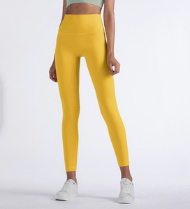New High Quality Slim-Fit Gym Yoga Pant <b>Legging</b> Women Solid Color High Quality <b>Leggings</b> for <b>Ladies</b> - Product Image 2
