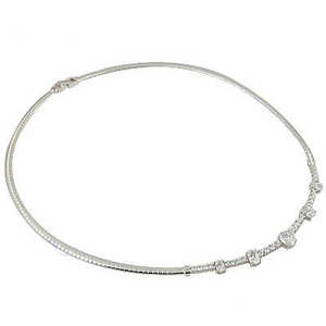 Collar de Diamantes de Plata de Lujo para Mujer, Joyería Premium para Regalo - Product Image 2