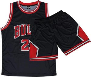Maillot de basket-ball pour enfants, ensemble 2 pièces, sans manches, maillot de fan pour jeunes filles/garçons, tenue de 2 à 14 ans - Product Image 1