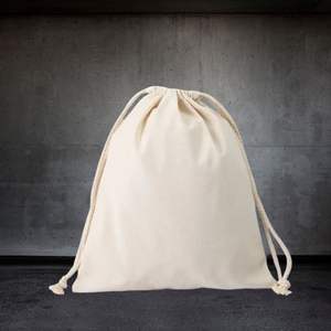 Bolsas de Algodón 100% Puro con Cordón, Bolsitas de Tela Reutilizables para Envolver Regalos, Almacenamiento de Viaje, Organizador Diario Multiusos, Suministro al por Mayor - Product Image 4