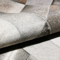 Premium Natural Cowhide Carpet Weiche Textur für Luxus Wohnzimmer Modernes Schlafzimmer