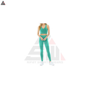 Conjunto Deportivo de Yoga de 2 Piezas para Mujer, Talla Grande, Diseño Nuevo, Alta Calidad, Tejido Transpirable de Spandex/Nailon - Product Image 4