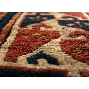 Alfombra de Lana Anudada a Mano Kiaan Paem-183 Roja y Naranja con Patrón Geométrico para Sala de Estar, para Adolescentes, Tamaño 9x12 - Product Image 3