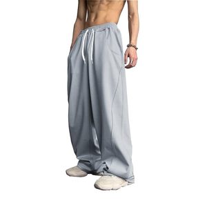 Pantalons pour hommes avec logo personnalisé, pantalons de survêtement légers, pantalons de sport pour hommes, streetwear, vêtements doux en coton, pantalons amples pour hommes - Product Image 2