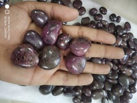 Pierre d'agate naturelle roulée |   Cristal de rubis sculpté pour le Feng Shui, le Reiki, la méditation et la guérison
