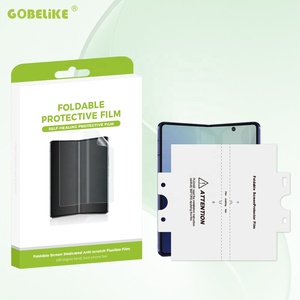 Protection d'écran souple pliable transparente HD AR PET pour Samsung Galaxy <span class=keywords><strong>Z</strong></span> Fold 8 7 6 5 <span class=keywords><strong>4</strong></span> 3 et iPhone Fold avec application facile - Product Image 1