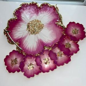 Posavasos de resina hechos a mano con texturas únicas para una experiencia táctil en casa para restaurantes planos y hoteles - Product Image 2