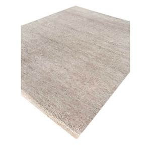 พรมขนสัตว์ถักมือสีเบจและสีน้ำตาล AKWT-1024 สำหรับห้องนั่งเล่น ห้องโถง ทางเดินในบ้าน - พรมปูพื้นทรงสี่เหลี่ยมแบบจิ๊กซอว์ - Product Image 2