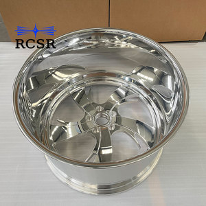 Rueda Forjada RCSR Billet Specialties Estilo Deep Dish de Alto Brillo 5*127 5*5 5*120 5*4.75 de 24 y 26 Pulgadas para Camioneta Chevrolet C10 - Product Image 3