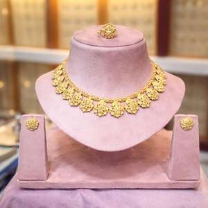 Collier statement élégant à motif étoile luxueux en filigrane avec grand pendentif céleste assorti à des boucles d'oreilles et une bague 63073 - Product Image 3