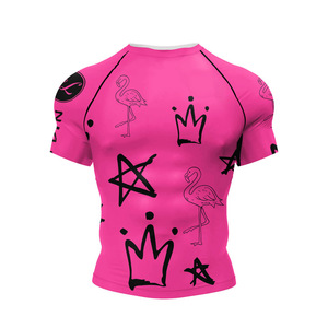 Camiseta Deportiva de Manga Corta para Hombre, Tejido Sorona, Secado Rápido, Transpirable, con Bordado Personalizado, Ribete en Contraste - Product Image 6