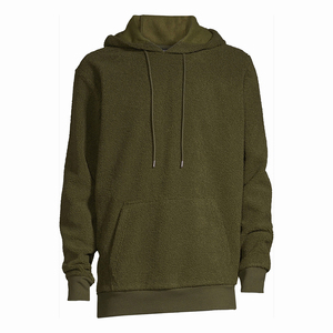 Best Selling Breathable <b>Men</b> <b>Sherpa</b> <b>Fleece</b> <b>Hoodies</b> Lon Sleeve Pullover Streetwear <b>Men's</b> Heavyweight <b>Sherpa</b> <b>Hoodies</b> - Product Image 2