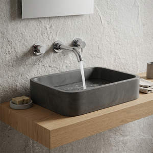 Mitigeur de lavabo mural chromé 3 trous Koricini Fiemme - Product Image 6