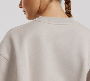 High Quality Women Oversized Sweatshirt 100% Cotton Material Lightweight Breathable Eco-Friendly Quick Dry Winter Casual Front - Product Image 3