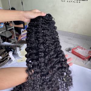 Mechones de pelo rizado brasileño de alta calidad, venta al por mayor - Product Image 4