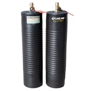 Plugline IPS Model Black Blind Hydraulic Pipe Plugs with <b>Rubber</b>-Cord Shells for Operational Overlap of Pipelines - Product Image 1