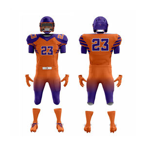 Vente chaude nouveau design sur mesure grande taille respirant meilleure qualité sur mesure 100% polyester uniforme de football américain - Product Image 1