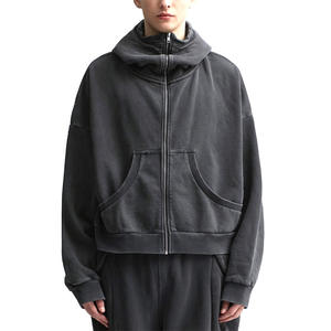 เสื้อสวมหัวมีซิปมีฮู้ดผ้าฟลีซของผู้ชายเสื้อสวมหัวปักผ้าฝ้าย100% ขนาดพลัสไซส์ปกติอบอุ่นอินเทรนด์2025ฤดูใบไม้ร่วงฤดูหนาว - Product Image 3