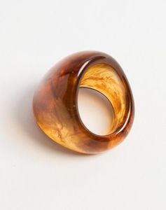 Dual Color Brown and White <b>Resin</b> Napkin <b>Rings</b> Modern Square Napkin Holders for Elegant Table Decor latest - Product Image 4