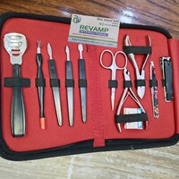Ensemble de soins des ongles et des pieds professionnel, luxueux, écologique, durable, portable, kit de manucure et pédicure à domicile, acier inoxydable durable