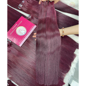 Nouveauté Cheveux Vietnamiens Bruts Vente en Gros Double Qualité Vierge Double Os Dessiné Cheveux Raides Paquets de Cheveux Bruts Vietnamiens - Product Image 4