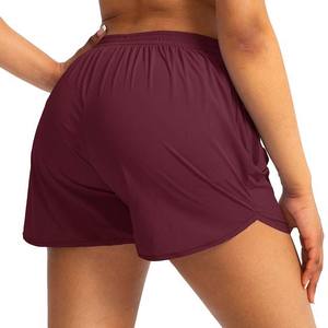 2025 High Quality Casual Quick Dry Running Breathable Quick Dry Women's Shorts Sports Loose Gym Outdoor Shorts <b>With</b> Pockets - Product Image 5