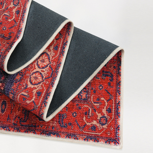 Tapis persan rouge vintage turc Art Déco, tapis Kilim turc vieilli, tapis tribal bohème, fournisseur OEM ODM - Product Image 3