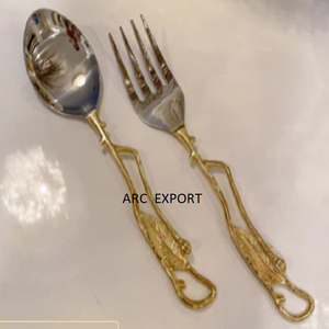 Ensemble de couverts de cuisine de conception standard décoration de la maison argent et or matériel décoration ensemble de couverts élégant argenterie - Product Image 6