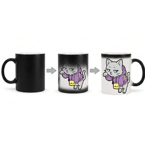 Thermosensitive Ceramic <b>Mug</b> with Cartoon Design Dishwasher and Microwave Safe Perfect Gift - Product Image 1