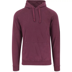 Sudadera con capucha lavada Vintage para hombre, sudadera de lavado ácido transpirable con logotipo personalizado, 100% algodón, artículos esenciales de invierno OEM a la moda - Product Image 3